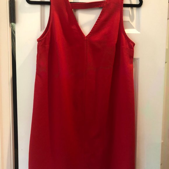 ABERCROMBIE RED TANK DRESS WITH OPEN NECK DETAIL - Picture 5 of 5